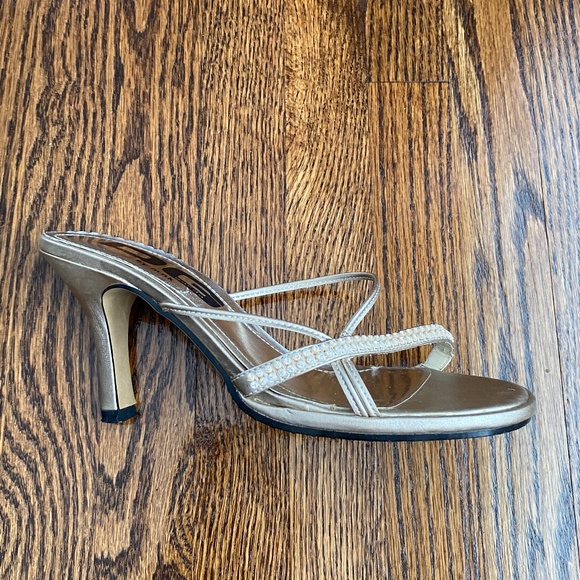 Del Garda Heel Sandals - Sz 6.5 - Picture 2 of 16